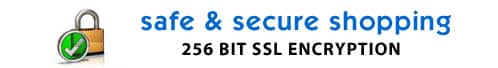 veilig winkelen met 256 bit SSL encryptie
